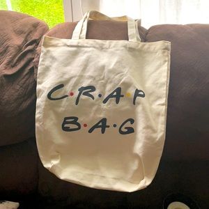 Friends Sitcom Funny Canvas Reusable Shopping Tote